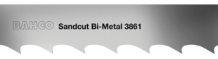3570x34x1,07 22mm BAHCO 3861 Sandcut® Bi-Metal pilový pás