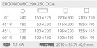 Bomar Ergonomic 290.250 DGANC